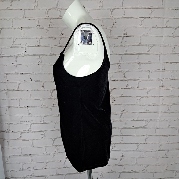 7 for all mankind  Black Velvet Tank Top - Picture 5 of 10